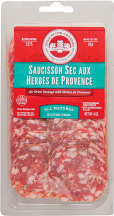 Chorizo, Saucisson Sec Basque, Saucisson Sec Aux Herbes De Provence and Saucisson Sec product image.